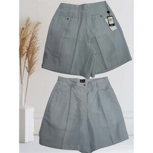 Vintage Adidas Pleaded Microfiber High-Rise Shorts Women’s Size 10